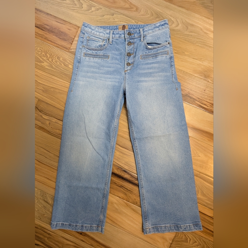 Driftwood Charlee Wide leg cropped jeans